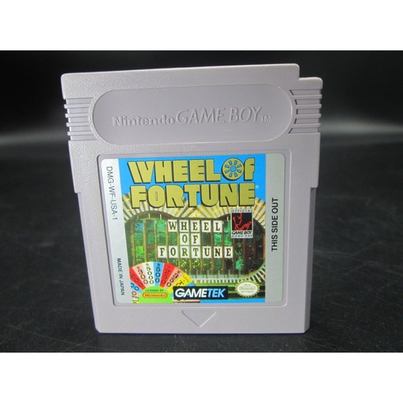 Wheel of Fortune (Nintendo Game Boy, 1990) - Cartridge‎ - Picture 1 of 5